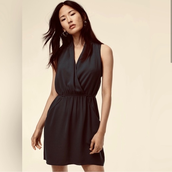 Wilfred Sabine Dress. Black. Medium - Picture 1 of 4